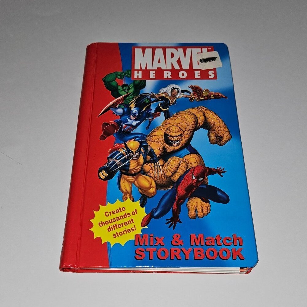 Marvel Heroes Mix & Match Storybook Flip Book (creates 1000s of stories!)